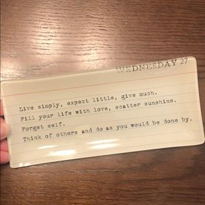 Messaged glass plate